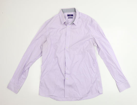 NEXT  Mens Purple    Dress Shirt Size 16.5