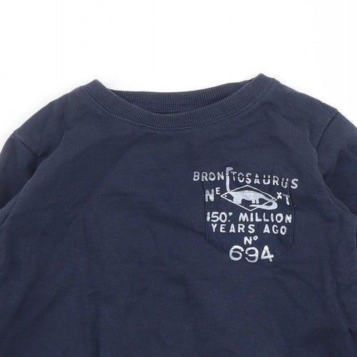 NEXT Boys Blue   Pullover Jumper Size 3 Years