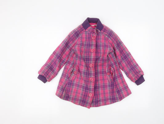 M&Co Girls Pink   Jacket  Size 4-5 Years