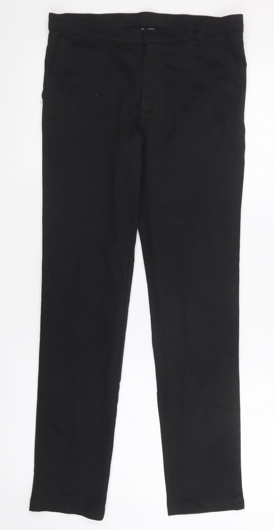 George Boys Black   Dress Pants Trousers Size 12-13 Years