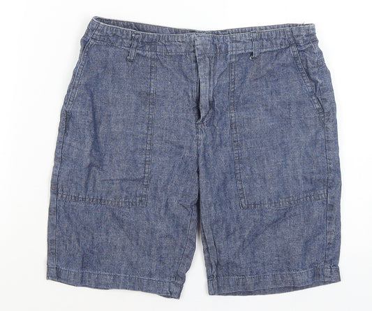 River Island Mens Blue   Bermuda Shorts Size 28 in