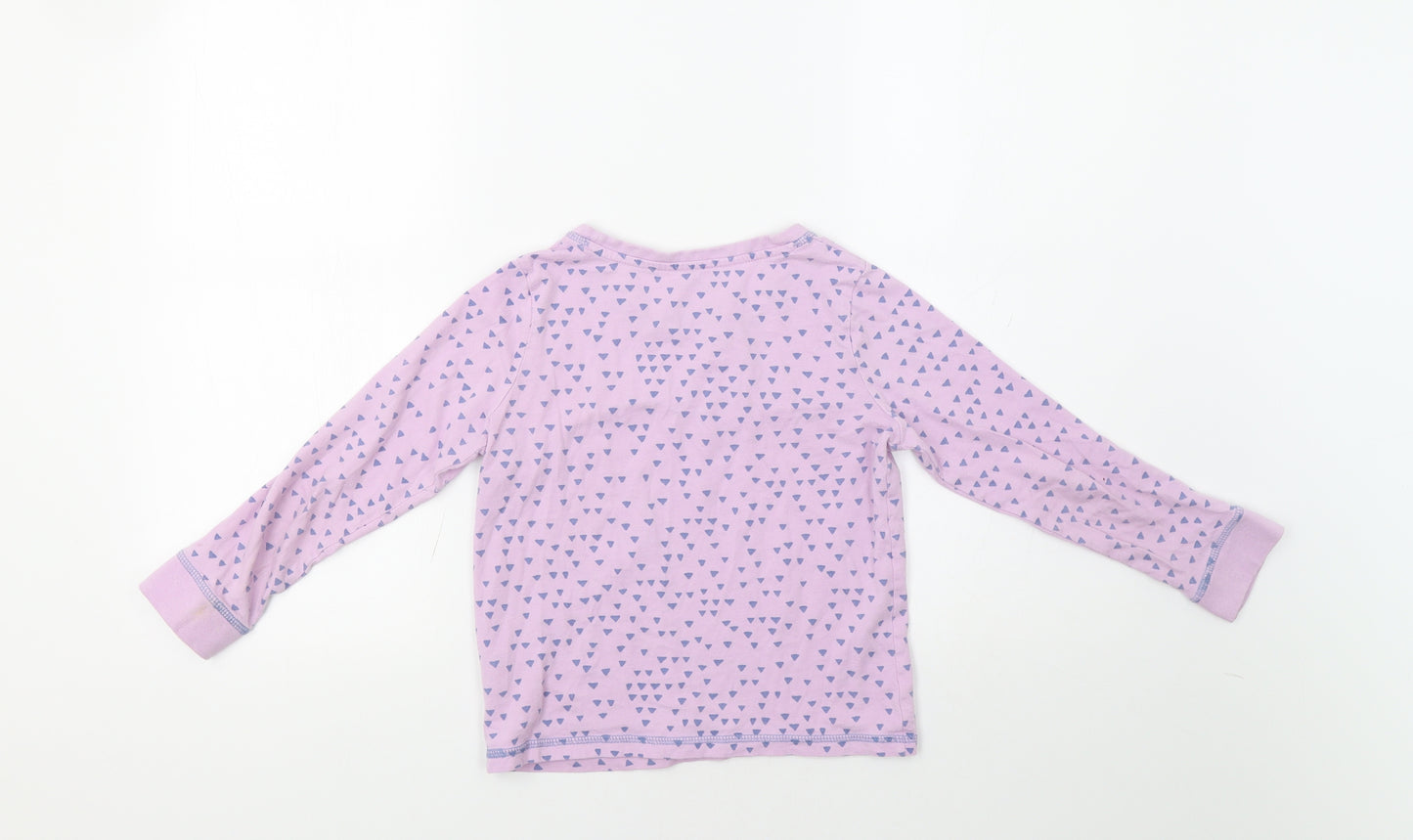 TU Girls Purple Geometric  Top Pyjama Top Size 9-10 Years