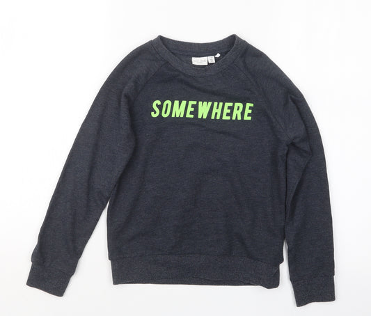 name it Boys Grey   Pullover Jumper Size 7-8 Years