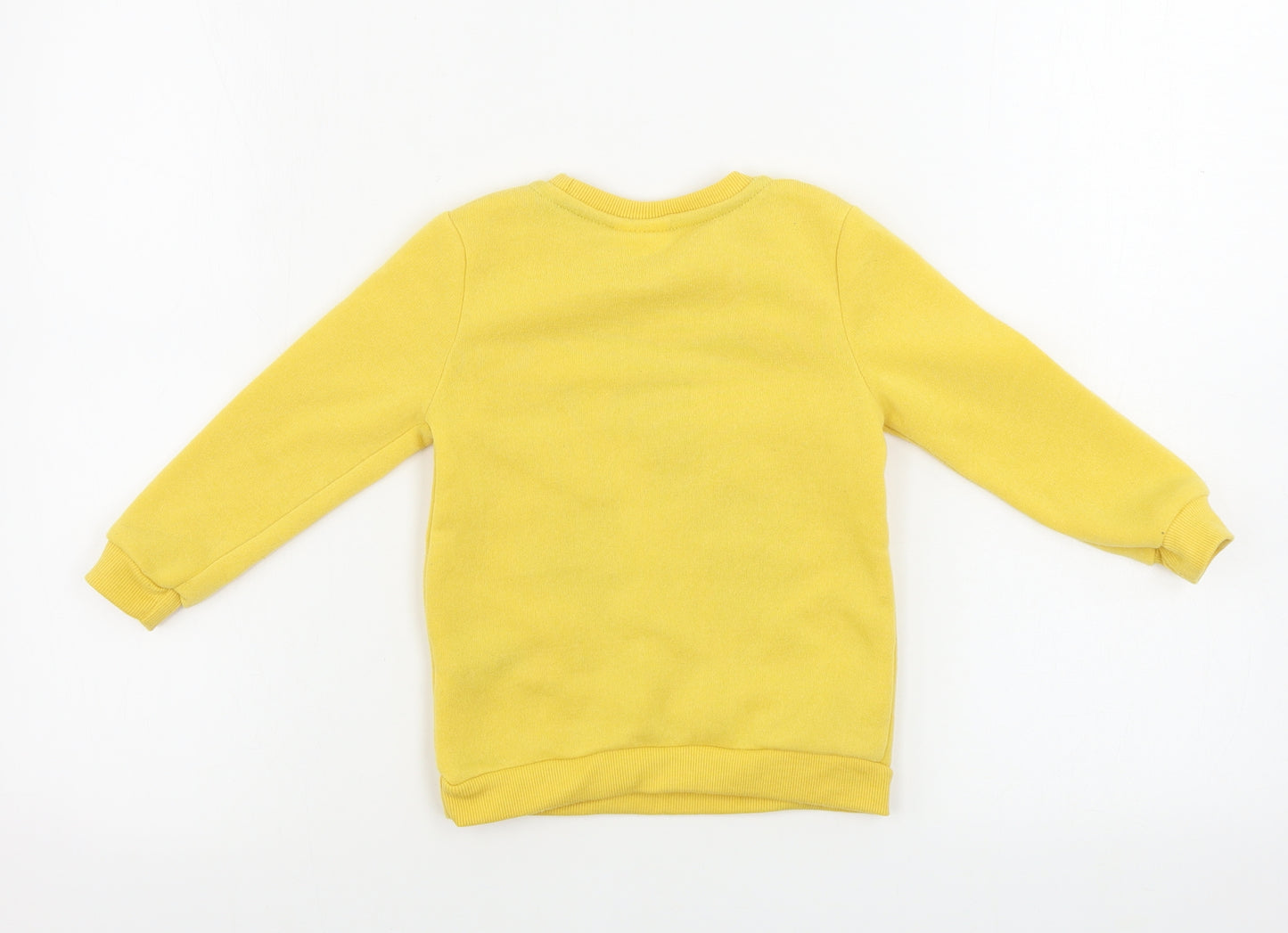 so cute Boys Yellow   Pullover Jumper Size 2-3 Years