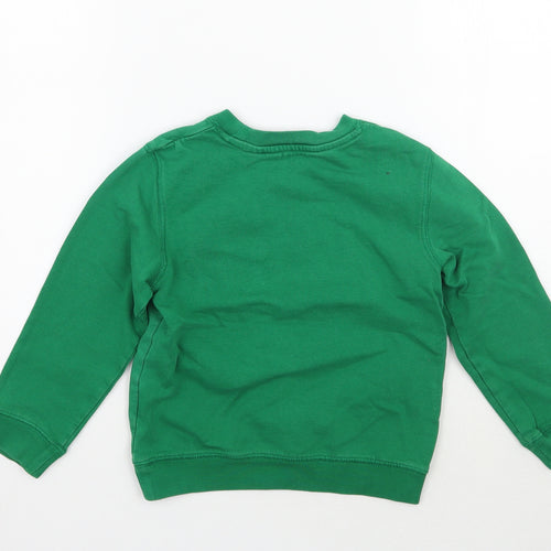 H&M Boys Green   Pullover Jumper Size 4 Years