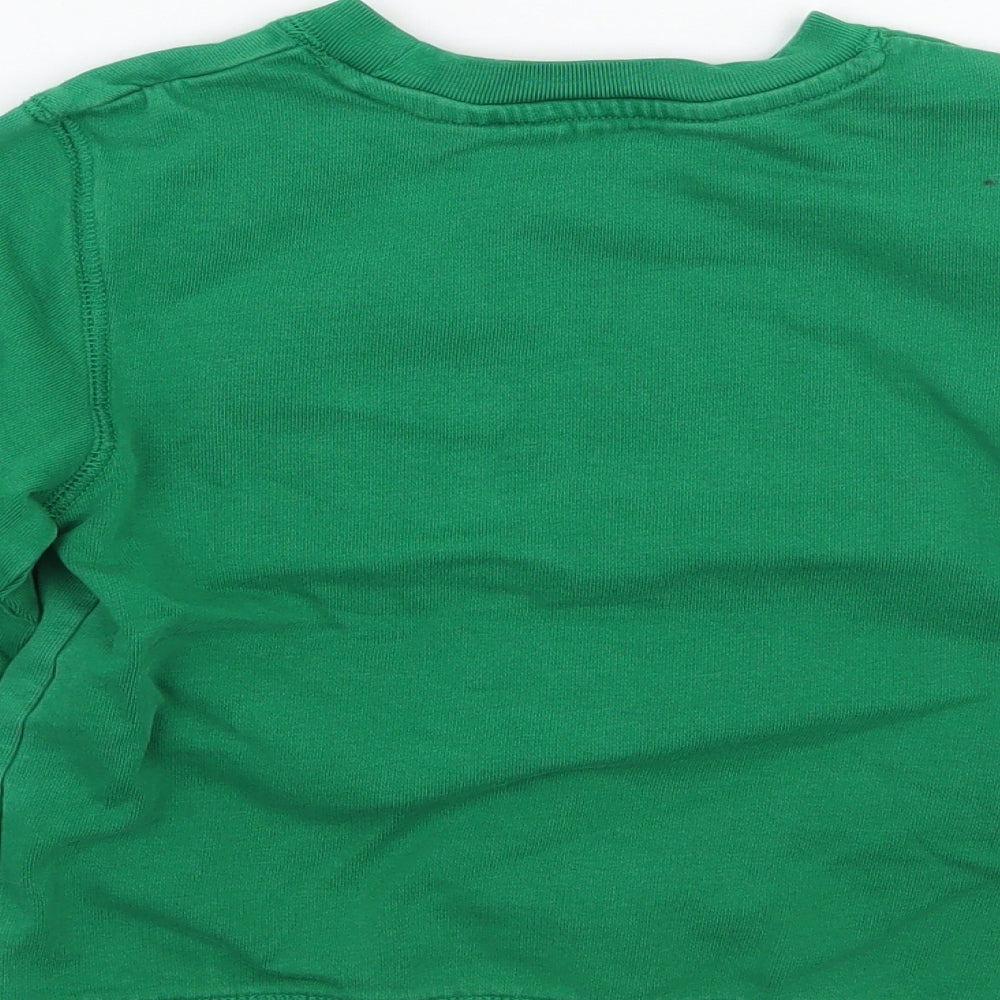 H&M Boys Green   Pullover Jumper Size 4 Years