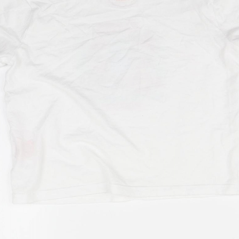 F&F Boys White    Pyjama Top Size 6-7 Years  - Elf on the shelf