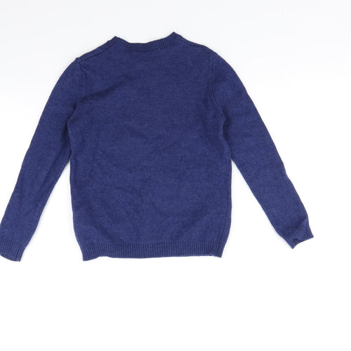 United Colors of Benetton Boys Blue   Pullover Jumper Size 6-7 Years
