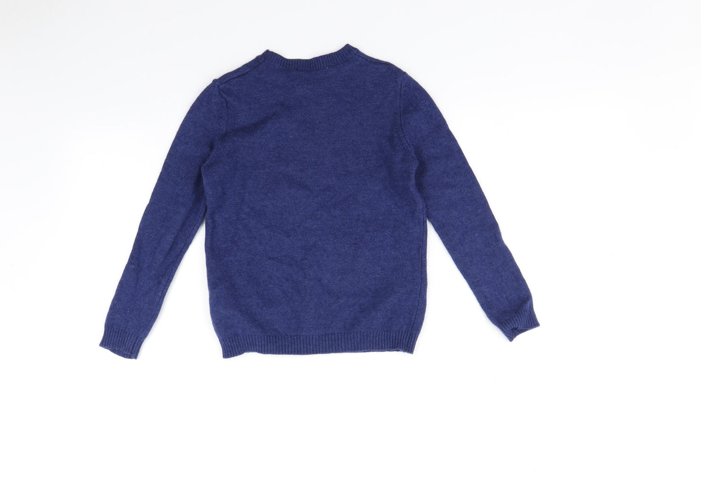 United Colors of Benetton Boys Blue   Pullover Jumper Size 6-7 Years
