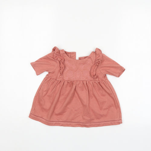 Rachel Zoe Girls Pink Floral  A-Line  Size 2 Years
