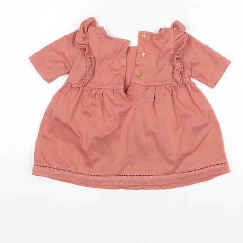Rachel Zoe Girls Pink Floral  A-Line  Size 2 Years