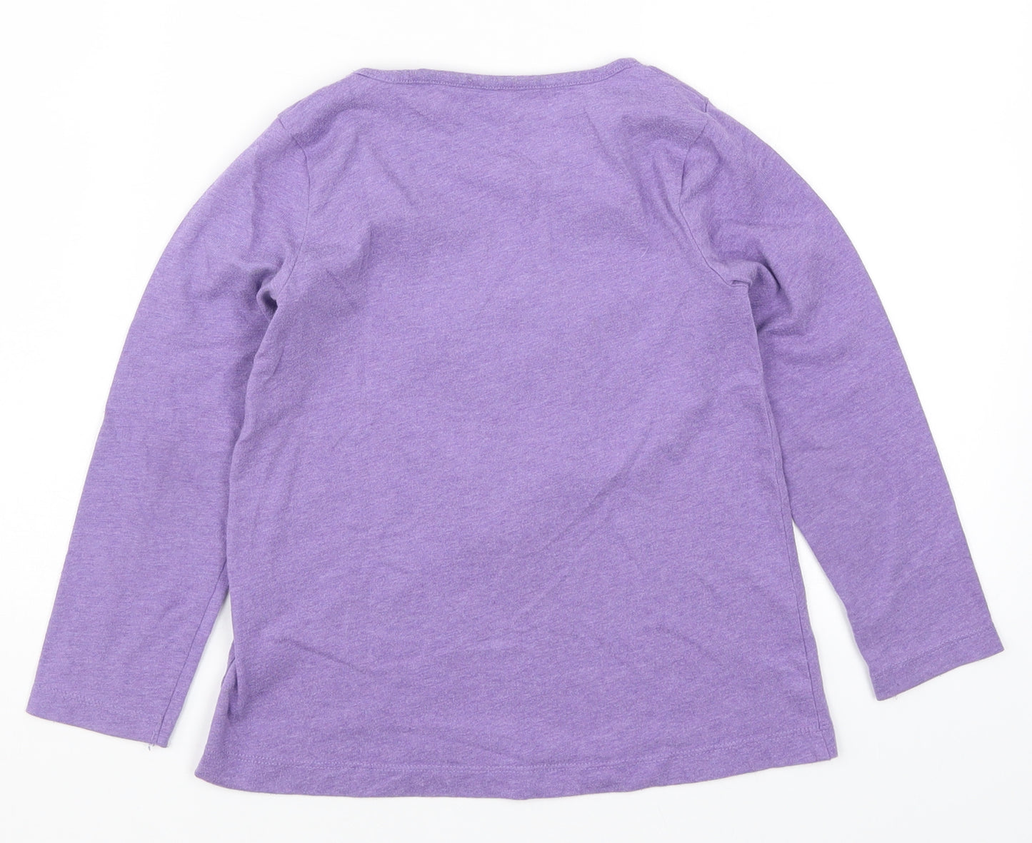 Topolino Girls Purple   Basic T-Shirt Size 7 Years  - Alpaca