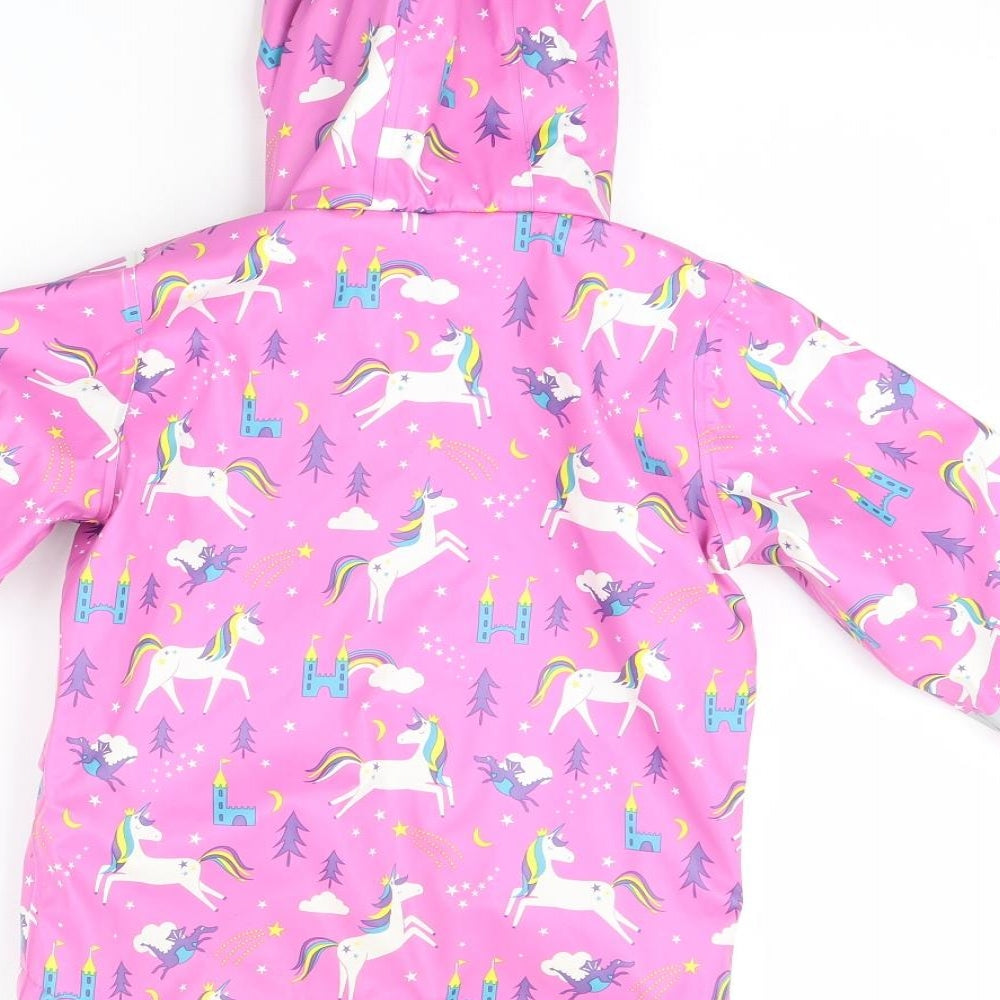 Personalised Kids Raincoat - Pink – Fringoo