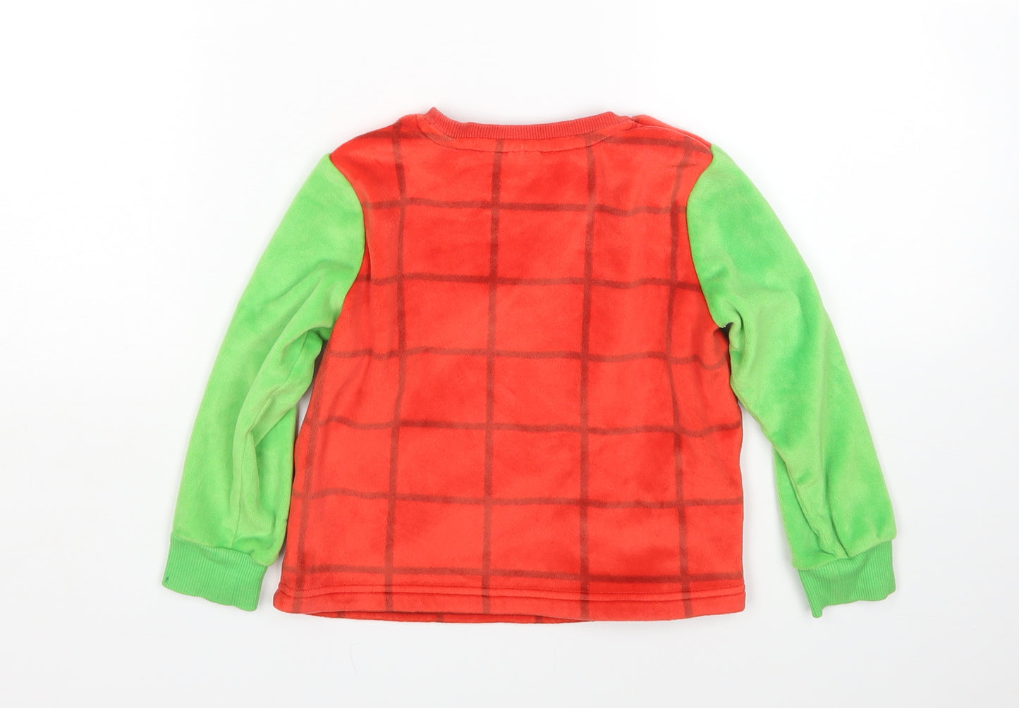 F&F Boys Multicoloured Check   Pyjama Top Size 3-4 Years  - bing