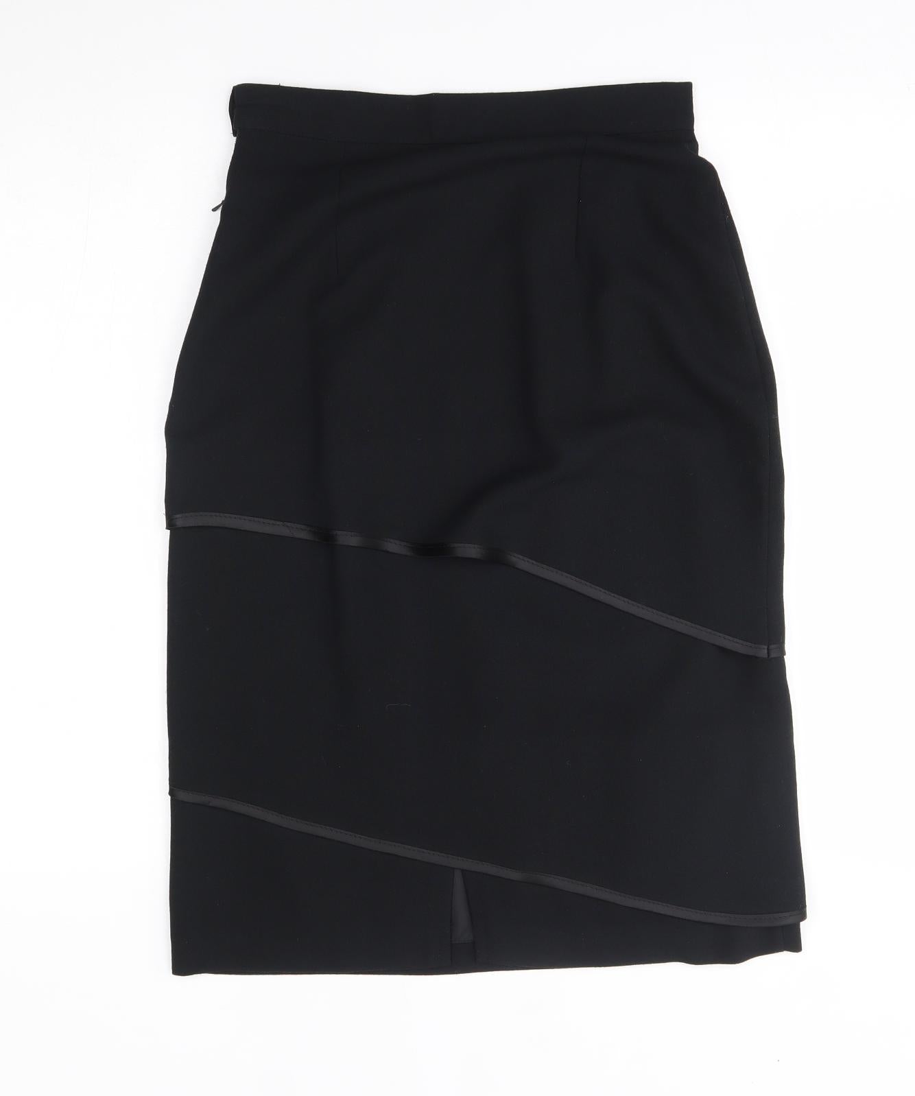 Your Sixth Sense Womens Black   A-Line Skirt Size 10