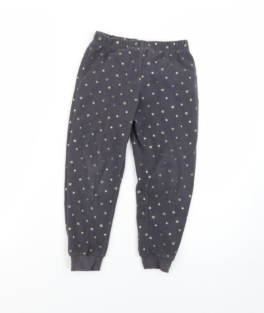 George Girls Grey Geometric   Pyjama Pants Size 4-5 Years