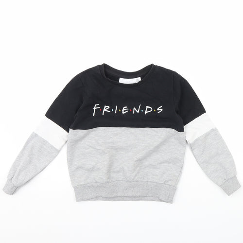 FRIENDS  Boys Grey   Pullover Jumper Size 7 Years
