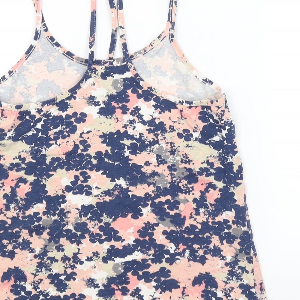 New Look Womens Multicoloured Floral  Cropped Tank Size XS