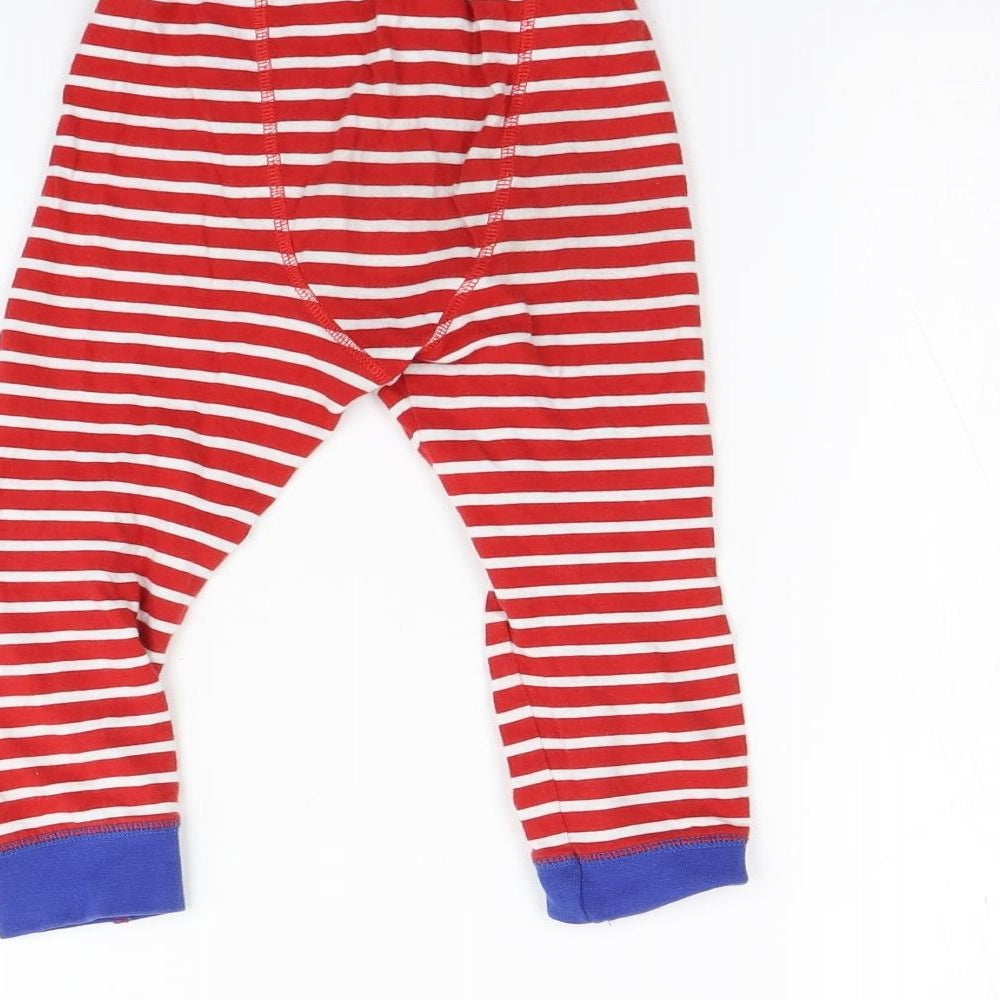 TU Boys Red Striped   Pyjama Pants Size 2-3 Years