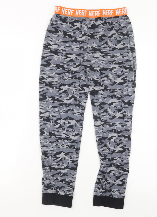 TU Boys Grey Camouflage   Pyjama Pants Size 10-11 Years  - Nerf
