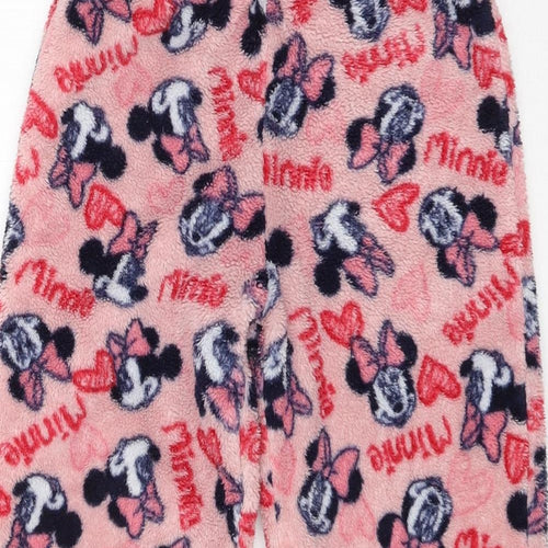 George Girls Pink Geometric Microfibre Capri Pyjama Pants Size 4-5 Years  - Minnie Mouse