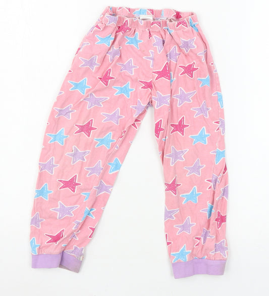 George Girls Pink Geometric Jersey Capri Pyjama Pants Size 10-11 Years  - Star