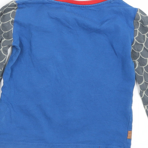 M&S Boys Blue    Pyjama Top Size 2-3 Years  - Mike the knight