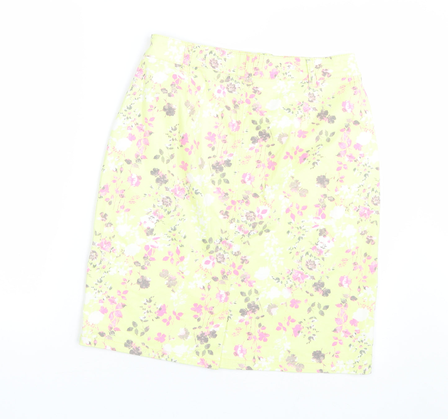 ANNE WEYBURN Womens Multicoloured Floral  Bandage Skirt Size 10
