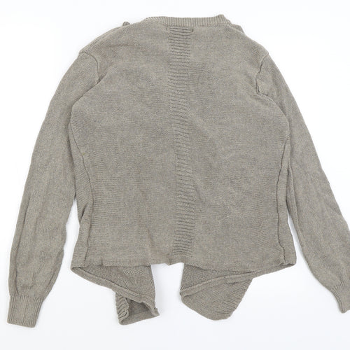 Woolovers Womens Grey   Shrug Jumper Size M