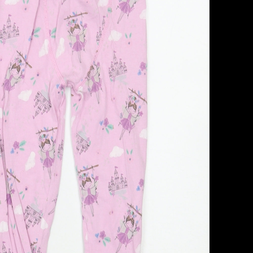 TU Girls Purple Floral   Pyjama Pants Size 3-4 Years