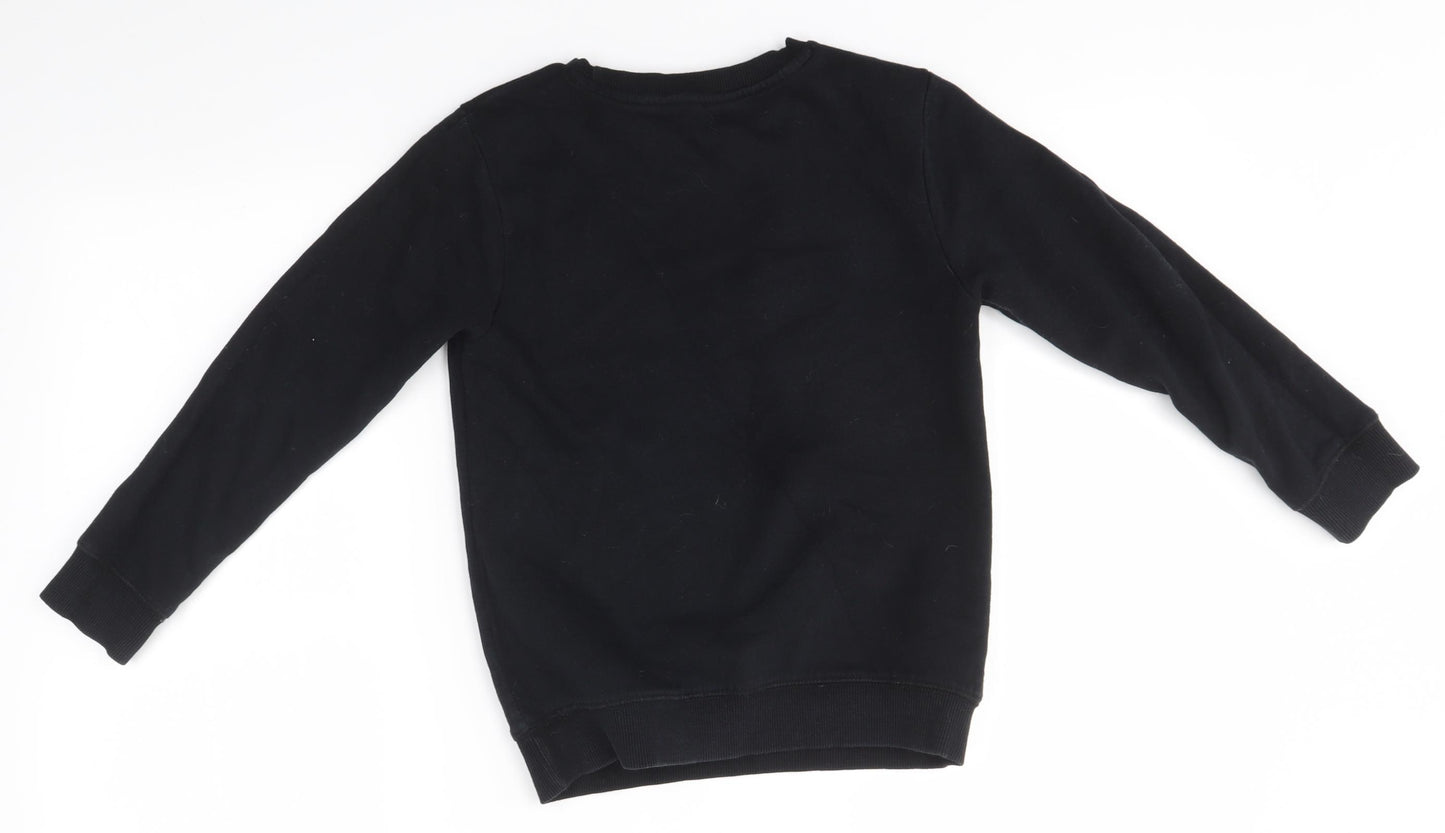 George Boys Black   Pullover Jumper Size 8-9 Years