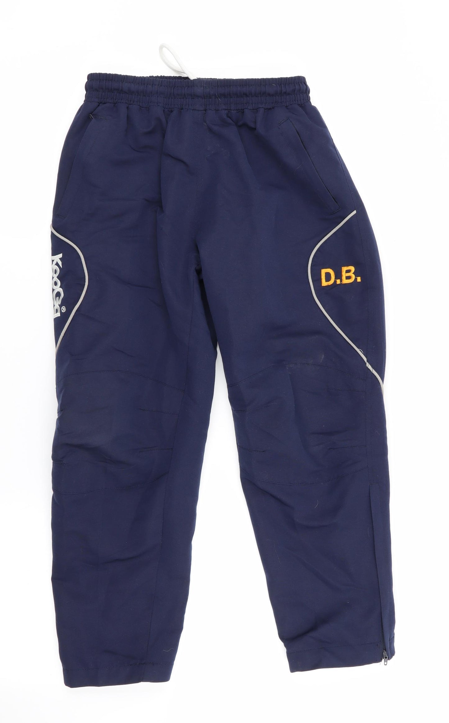 KooGar Mens Blue   Track Pants Trousers  L23 in - Cropped