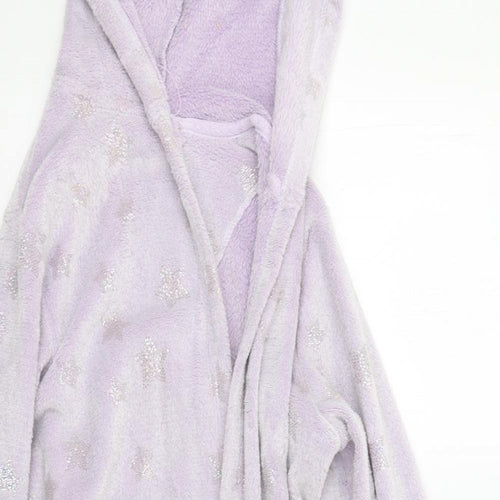 TU Girls Purple   Kimono Robe Size 9-10 Years  - Star Print