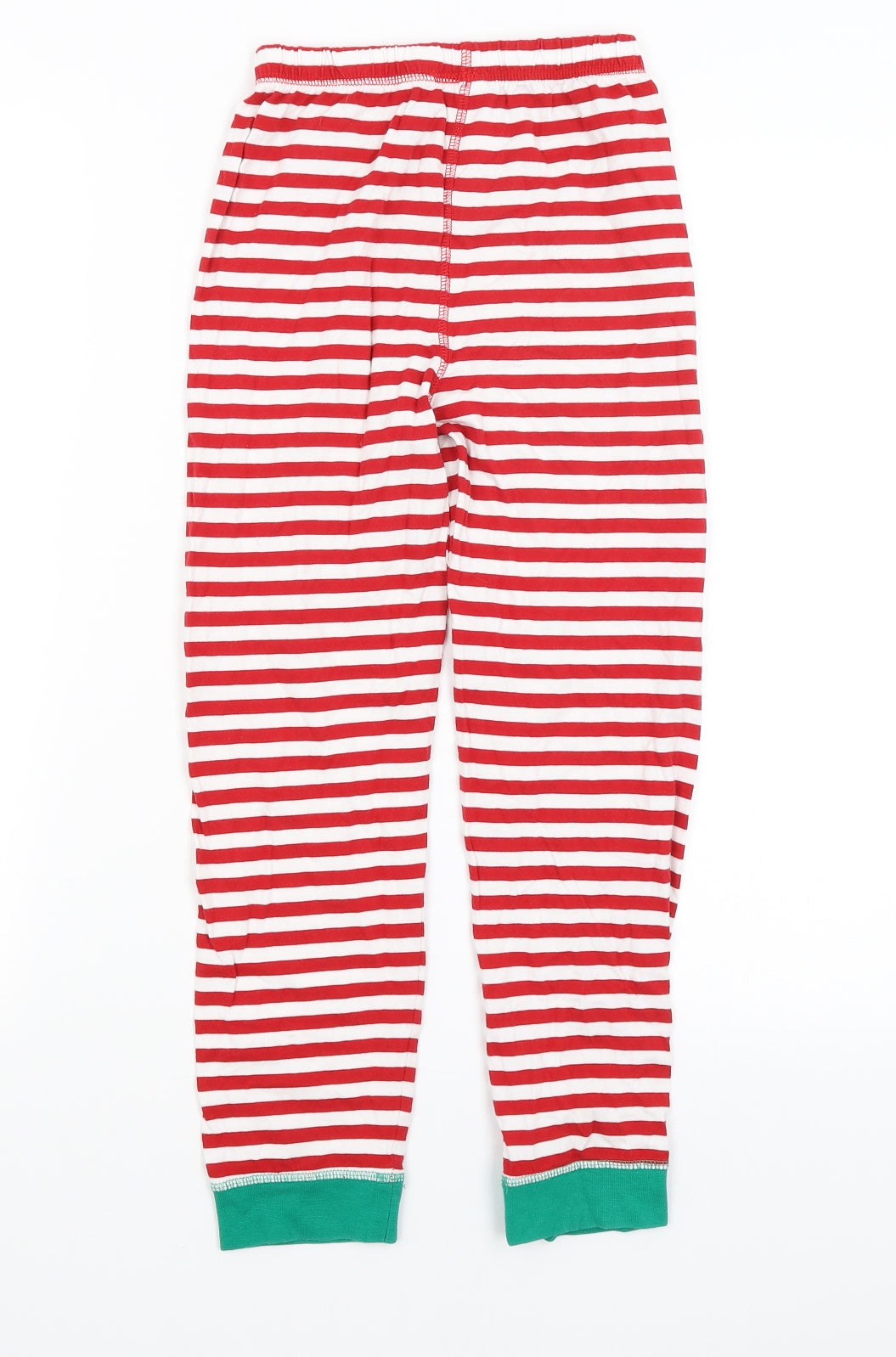 TU Girls Red Striped  Capri Pyjama Pants Size 9-10 Years  - Head Elf