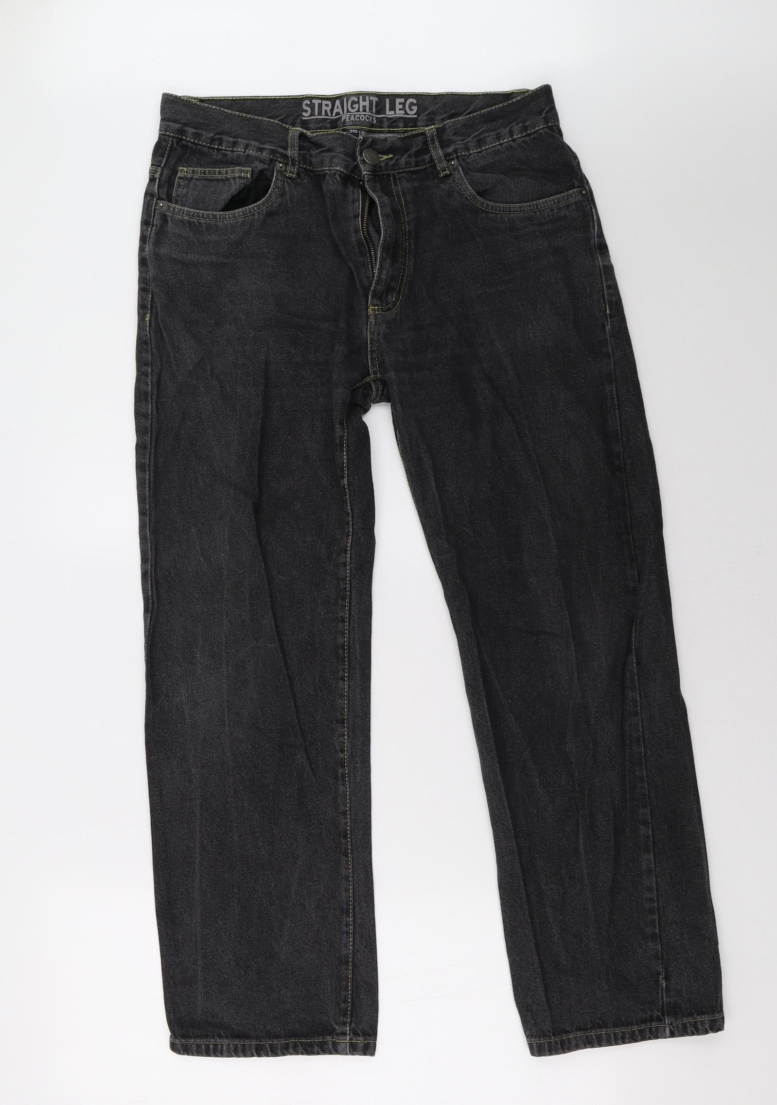 Peacocks mens black deals jeans