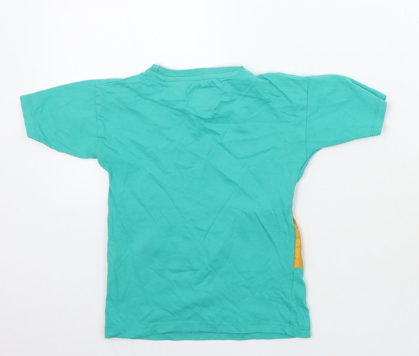 Steel & Jelly Boys Green   Basic T-Shirt Size 2-3 Years