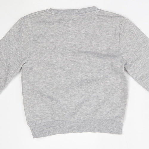 Primark Boys Grey   Pullover Jumper Size 6-7 Years