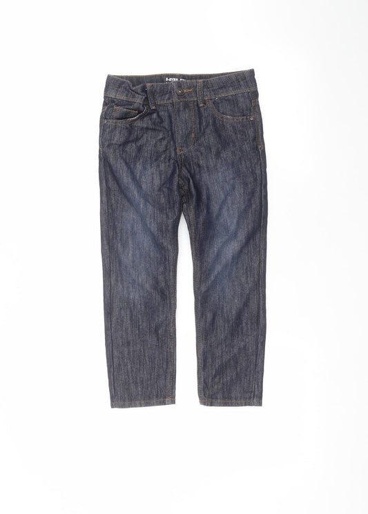 Denim & Co. Boys Blue   Straight Jeans Size 5-6 Years