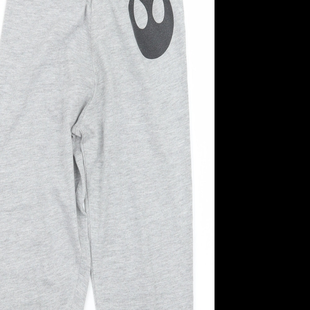 Marks and Spencer Boys Grey Geometric   Pyjama Pants Size 7-8 Years  - Star Wars