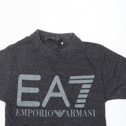Emporio Armani Boys Grey   Basic T-Shirt Size 5-6 Years