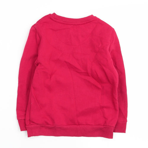 Primark Boys Red   Pullover Jumper Size 3-4 Years