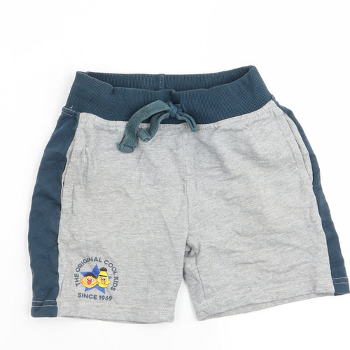 Sesame Street Boys Grey   Sweat Shorts Size 7-8 Years
