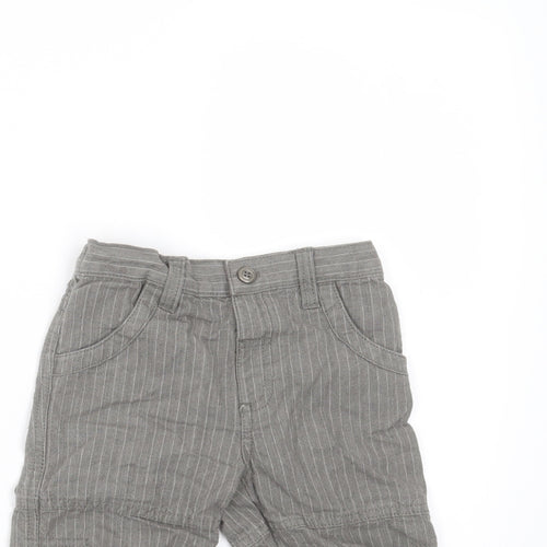 Matalan Boys Grey Striped   Trousers Size 2-3 Years