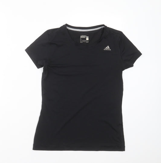 adidas Womens Black   Basic T-Shirt Size S