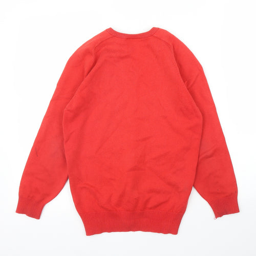 Trutex Boys Red   Pullover Jumper Size 9 Years