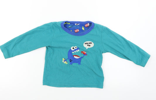 Primark  Boys Green   Pullover Jumper Size 2-3 Years