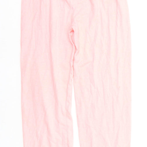 Primark Girls Pink Solid  Top Lounge Pants Size 7-8 Years