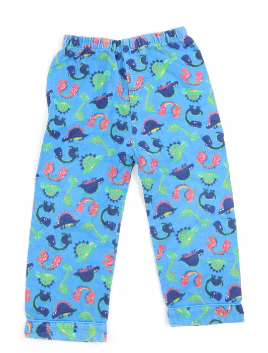 Rebel by Primark Boys Blue Animal Print   Pyjama Pants Size 2-3 Years  - Dinasour Print
