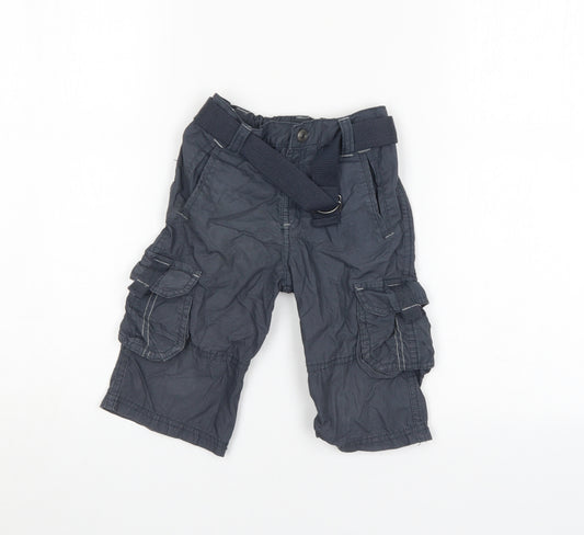 Matalan Boys Blue   Cargo Trousers Size 2-3 Years
