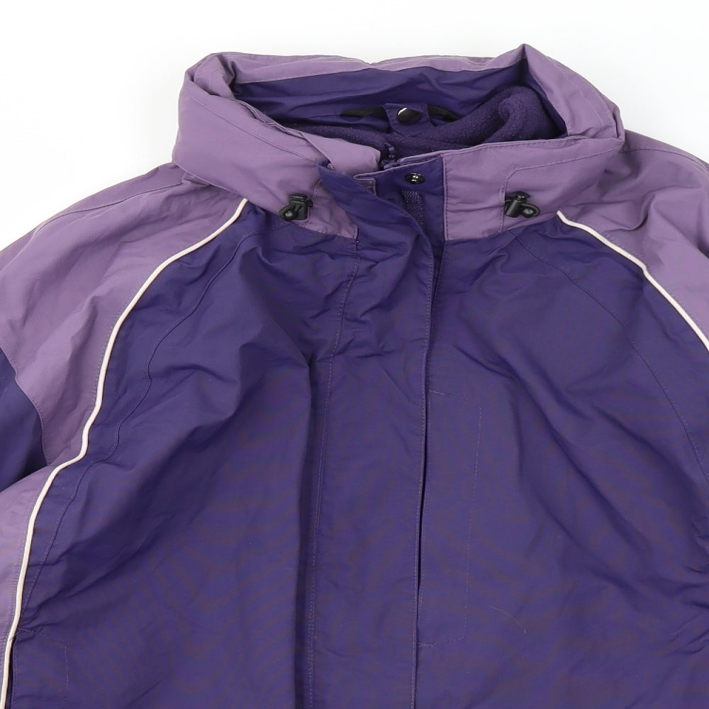 Crane Sports Womens Purple   Jacket Coat Size M